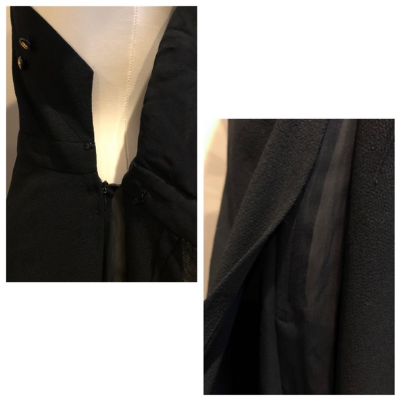 ✨Vintage EXTREMELY RARE CHANEL Ad Campaign CC Logo Button One Shoulder Dress - Picture 13 of 16